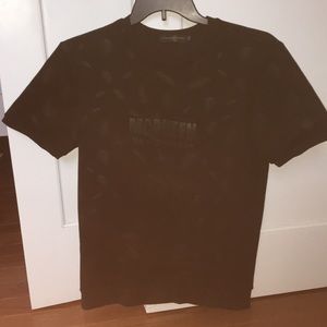 Alexander McQueen flocked swallow tee